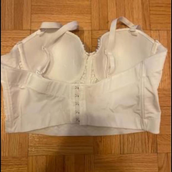 White beaded bustier top - Picture 4 of 5